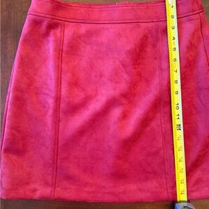 LOFT Scarlet Mini Skirt